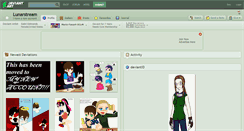 Desktop Screenshot of lunarstream.deviantart.com