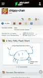 Mobile Screenshot of chippy-chan.deviantart.com