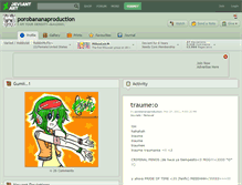 Tablet Screenshot of porobananaproduction.deviantart.com