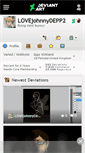 Mobile Screenshot of lovejohnnydepp2.deviantart.com