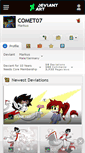Mobile Screenshot of comet07.deviantart.com