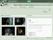 Tablet Screenshot of coso87.deviantart.com