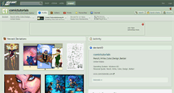 Desktop Screenshot of comictutorials.deviantart.com