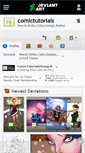Mobile Screenshot of comictutorials.deviantart.com