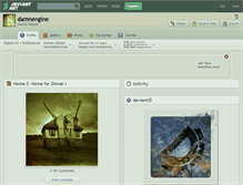 Tablet Screenshot of damnengine.deviantart.com
