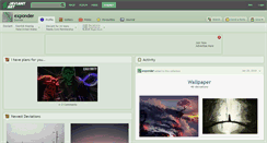Desktop Screenshot of exponder.deviantart.com