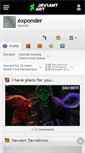 Mobile Screenshot of exponder.deviantart.com