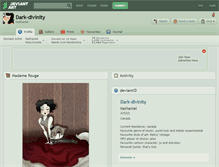 Tablet Screenshot of dark-divinity.deviantart.com
