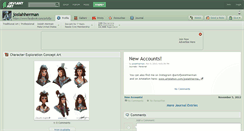 Desktop Screenshot of josiahherman.deviantart.com