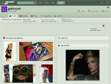 Tablet Screenshot of gothicsushi.deviantart.com