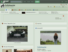 Tablet Screenshot of fluffytheartist.deviantart.com