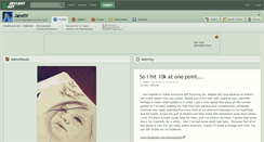 Desktop Screenshot of janetv.deviantart.com