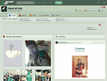 Tablet Screenshot of imperialcody.deviantart.com