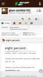 Mobile Screenshot of glass-zombie182.deviantart.com