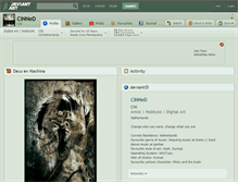 Tablet Screenshot of cinned.deviantart.com