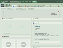 Tablet Screenshot of dalmonte.deviantart.com