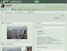 Tablet Screenshot of miyanka21.deviantart.com