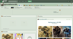 Desktop Screenshot of darklordofmordor4800.deviantart.com