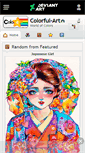Mobile Screenshot of colorful-art.deviantart.com