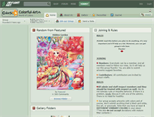 Tablet Screenshot of colorful-art.deviantart.com