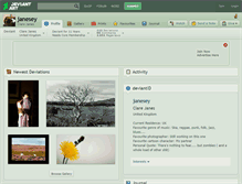 Tablet Screenshot of janesey.deviantart.com
