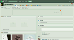 Desktop Screenshot of destined-melody.deviantart.com