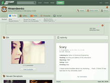 Tablet Screenshot of ninaavdeenko.deviantart.com