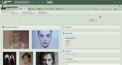 Desktop Screenshot of karina2834.deviantart.com