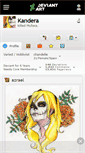 Mobile Screenshot of kandera.deviantart.com