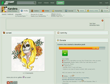 Tablet Screenshot of kandera.deviantart.com