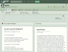 Tablet Screenshot of melick.deviantart.com