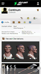 Mobile Screenshot of continum.deviantart.com