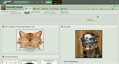 Desktop Screenshot of eirewolfcreations.deviantart.com