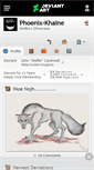 Mobile Screenshot of phoenix-khaine.deviantart.com