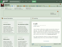 Tablet Screenshot of dastryin.deviantart.com