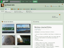 Tablet Screenshot of ear2head-ratio.deviantart.com
