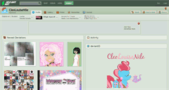 Desktop Screenshot of cleolouisenile.deviantart.com