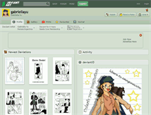 Tablet Screenshot of gabriellayu.deviantart.com