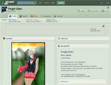 Tablet Screenshot of forget-eden.deviantart.com