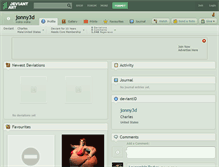 Tablet Screenshot of jonny3d.deviantart.com