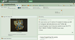 Desktop Screenshot of crazymahoushoujo.deviantart.com