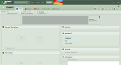Desktop Screenshot of helpplz.deviantart.com