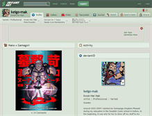 Tablet Screenshot of keigo-mak.deviantart.com