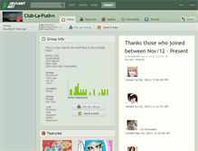 Tablet Screenshot of club-la-push.deviantart.com