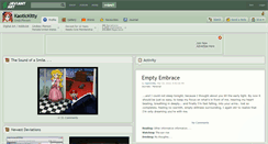 Desktop Screenshot of kaotickitty.deviantart.com