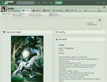 Tablet Screenshot of belbe.deviantart.com
