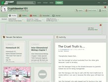 Tablet Screenshot of cryptidseeker101.deviantart.com