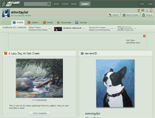 Tablet Screenshot of emwtaylor.deviantart.com