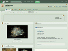 Tablet Screenshot of mailart-org.deviantart.com