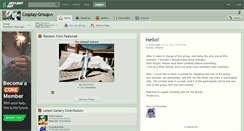Desktop Screenshot of cosplay-group.deviantart.com